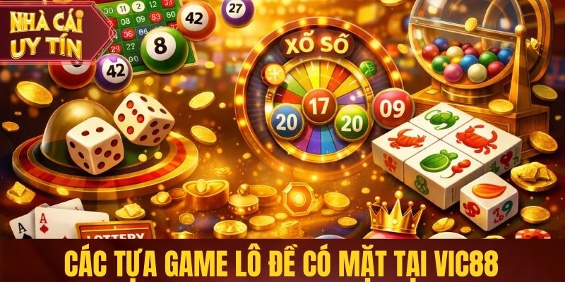 Vic88 - Cá Cược Lô Đề Trực Tuyến Minh Bạch, Trả Thưởng Nhanh Các tựa game lô đề có mặt tại Vic88
